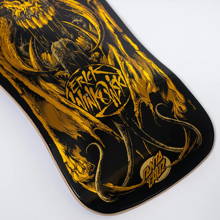 Santa Cruz Skateboards Winkowski Primeval Gold Pro Shaped 10.34 Skateboard Deck