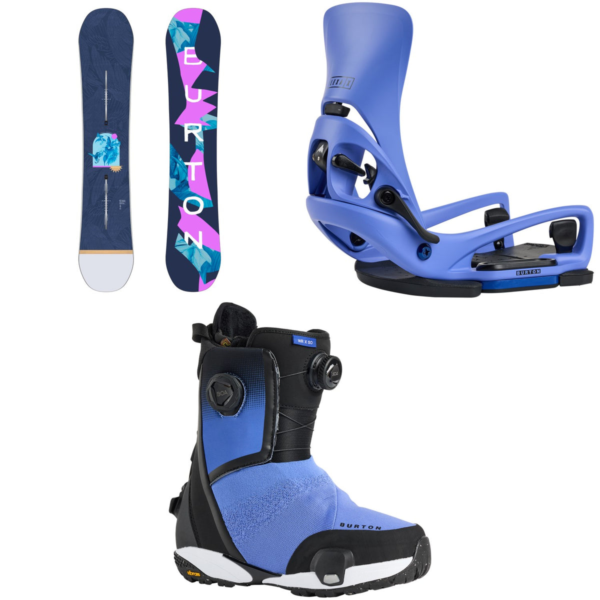 Burton Yeasayer Snowboard + Step On Lexa X EST Snowboard Bindings + Waverange X Step On Snowboard Boots - Women's 2026