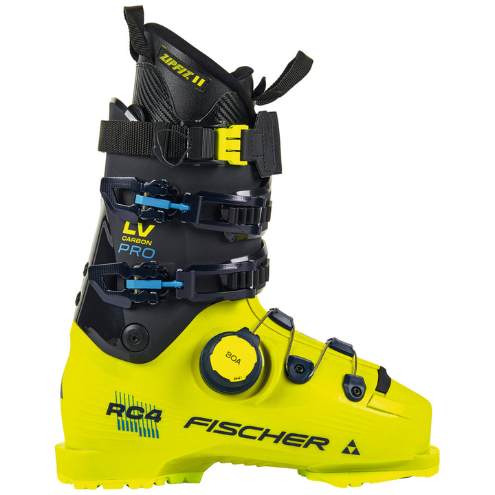 Fischer RC4 Pro LV BOA Ski Boots 2027 Yellow/Carbon