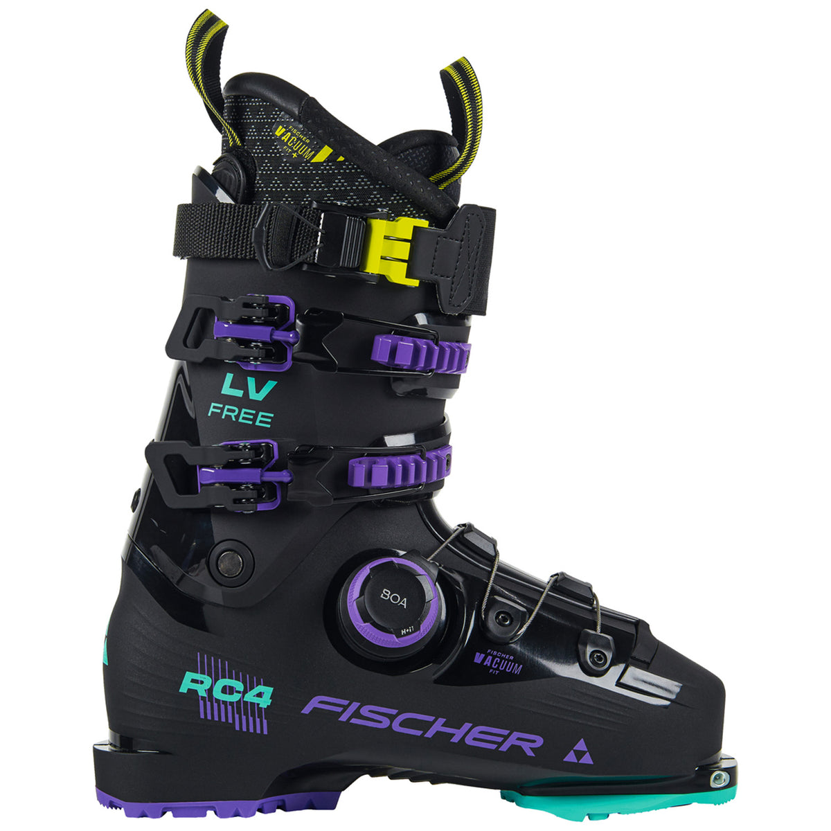 Fischer RC4 Free 120 LV BOA Ski Boots 2027 Black/Black