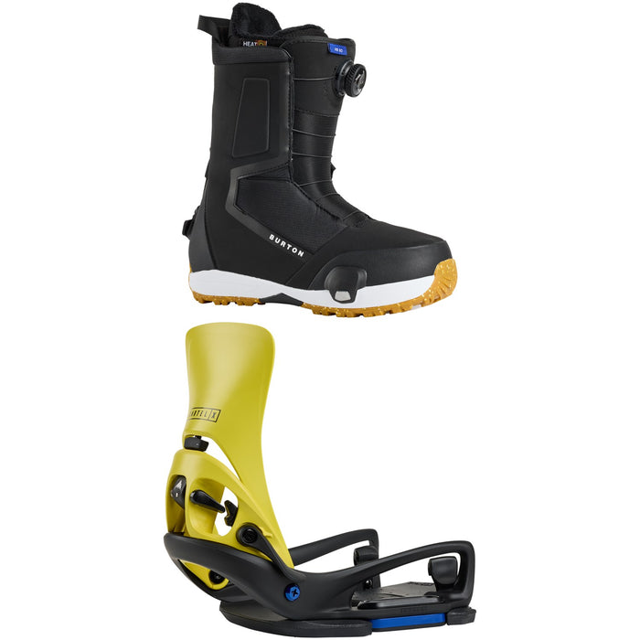 Burton Highshot Step On Snowboard Boots + Step on Cartel X EST Snowboard Bindings 2026