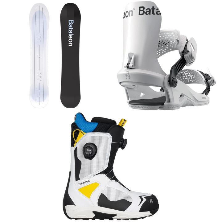 Bataleon Thunderstorm Snowboard + Chaos HW Snowboard Bindings + Rave Boa Snowboard Boots 2026