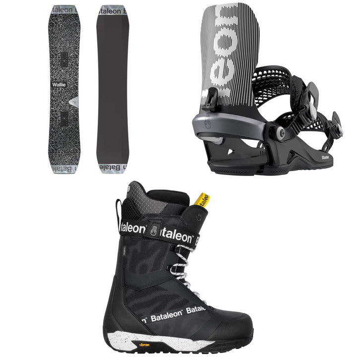 Bataleon Wallie Snowboard + Blaster HW Snowboard Bindings + Salsa Lace Snowboard Boots 2026