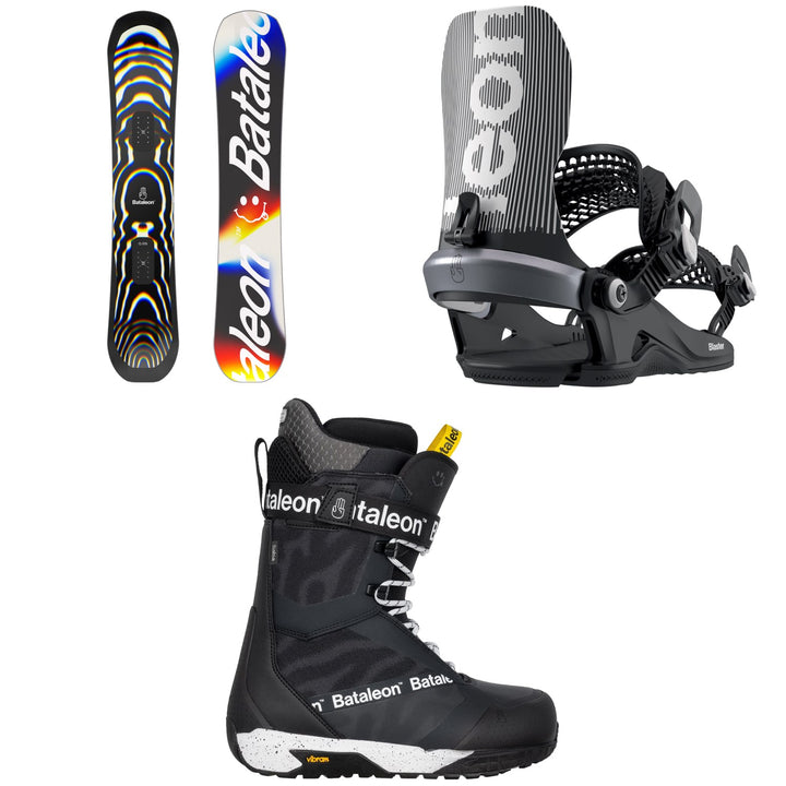 Bataleon Fun.Kink Snowboard + Blaster HW Snowboard Bindings + Salsa Lace Snowboard Boots 2026