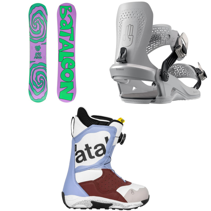 Bataleon Moodboard Snowboard + Donna HW Snowboard Bindings + Twist Boa Snowboard Boots - Women's 2026