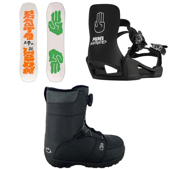 Bataleon Minishred Snowboard + Minishred Snowboard Bindings + Minishred Snowboard Boots - Kids' 2026