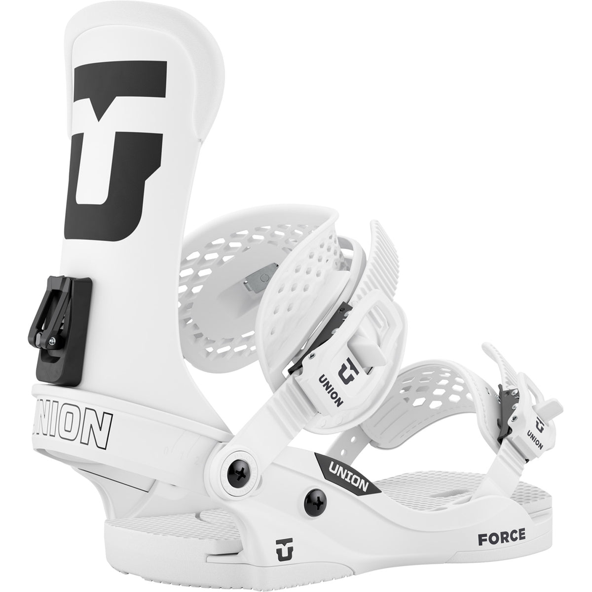 Union Force Classic Snowboard Bindings White