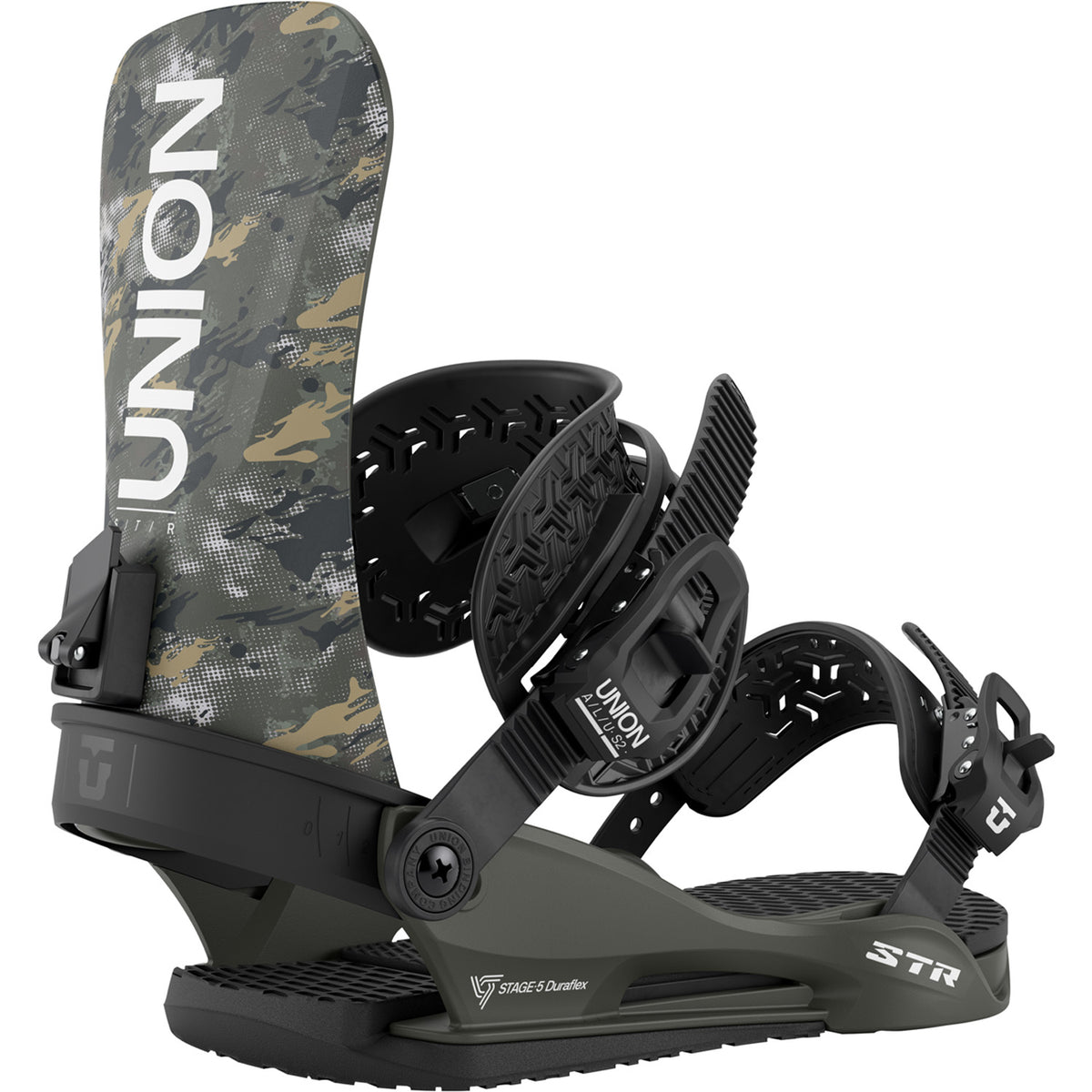 Union STR Snowboard Bindings 2026 Camo