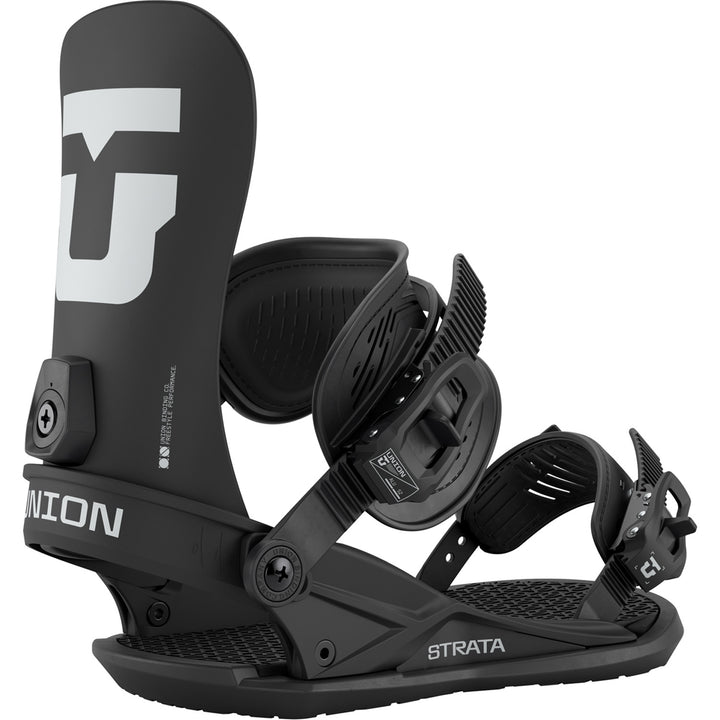 Union Strata Snowboard Bindings 2026 Black
