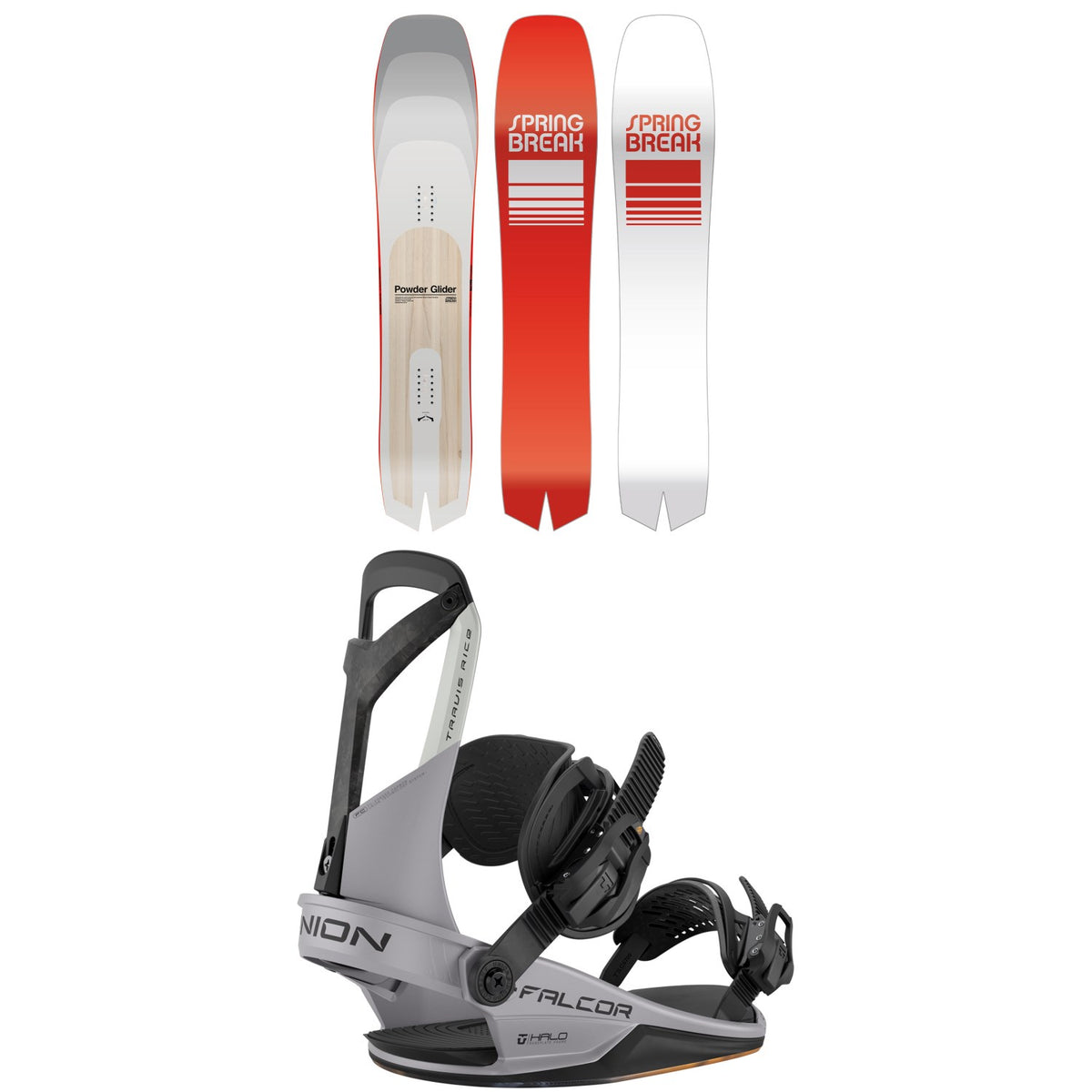 CAPiTA Spring Break Powder Glider Snowboard + Union Falcor Snowboard Bindings 2026