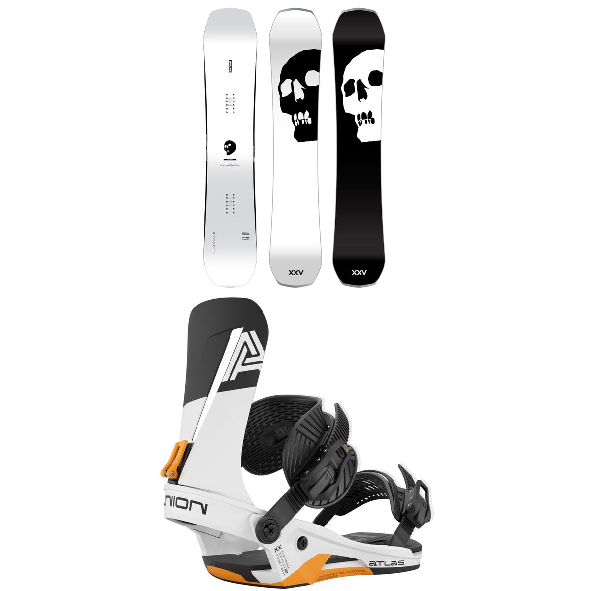 CAPiTA The Black Snowboard of Death Snowboard + Union Atlas Snowboard Bindings 2026
