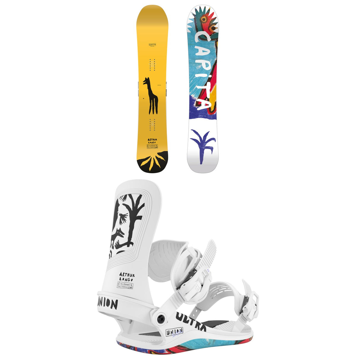 CAPiTA Aeronaut Snowboard + Union Ultra Snowboard Bindings 2026