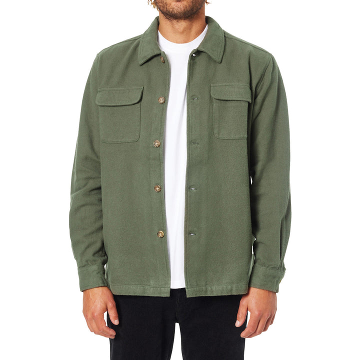 Katin Shiloh Solid Flannel - Men's Thyme