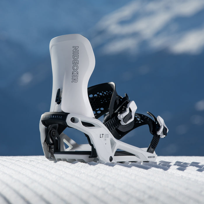 Nidecker LT Supermatic Snowboard Bindings 2026 White
