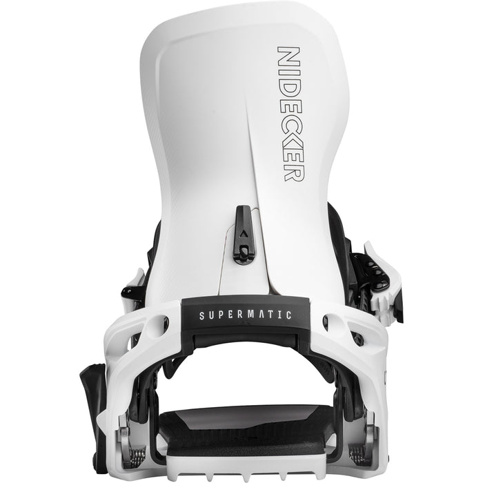 Nidecker LT Supermatic Snowboard Bindings 2026 White