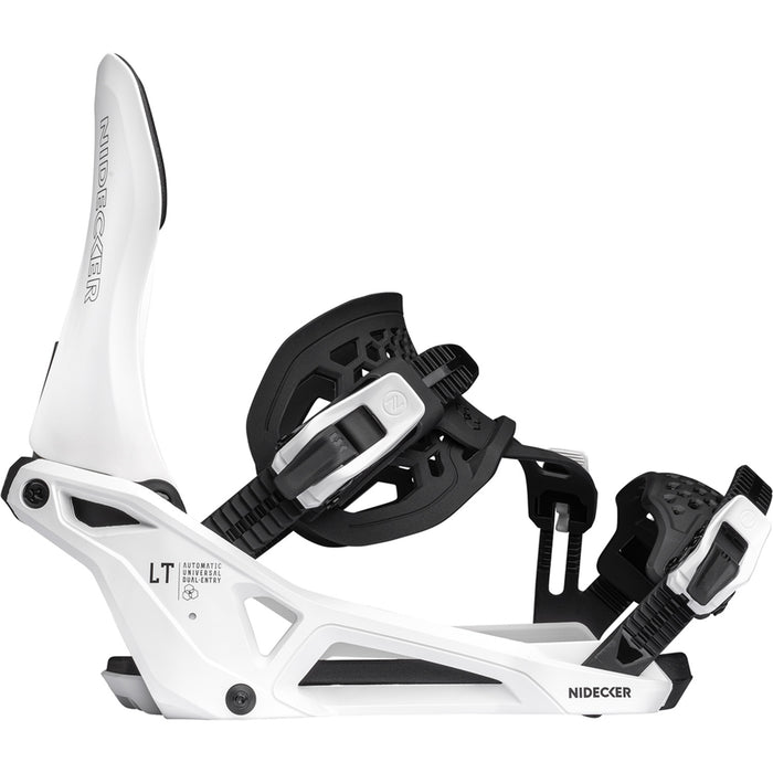 Nidecker LT Supermatic Snowboard Bindings 2026 White