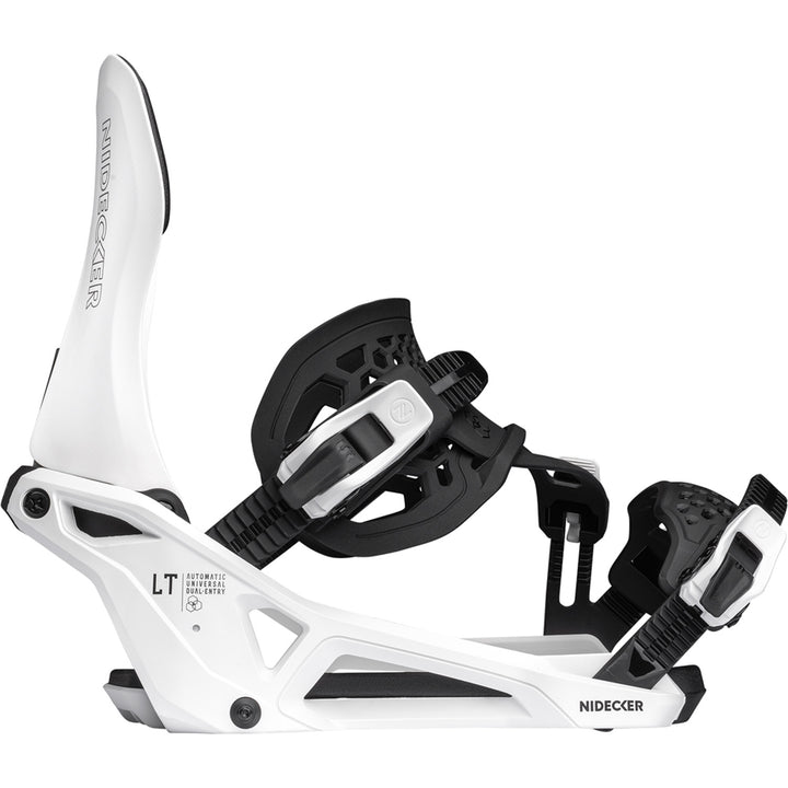 Nidecker LT Supermatic Snowboard Bindings 2026 White