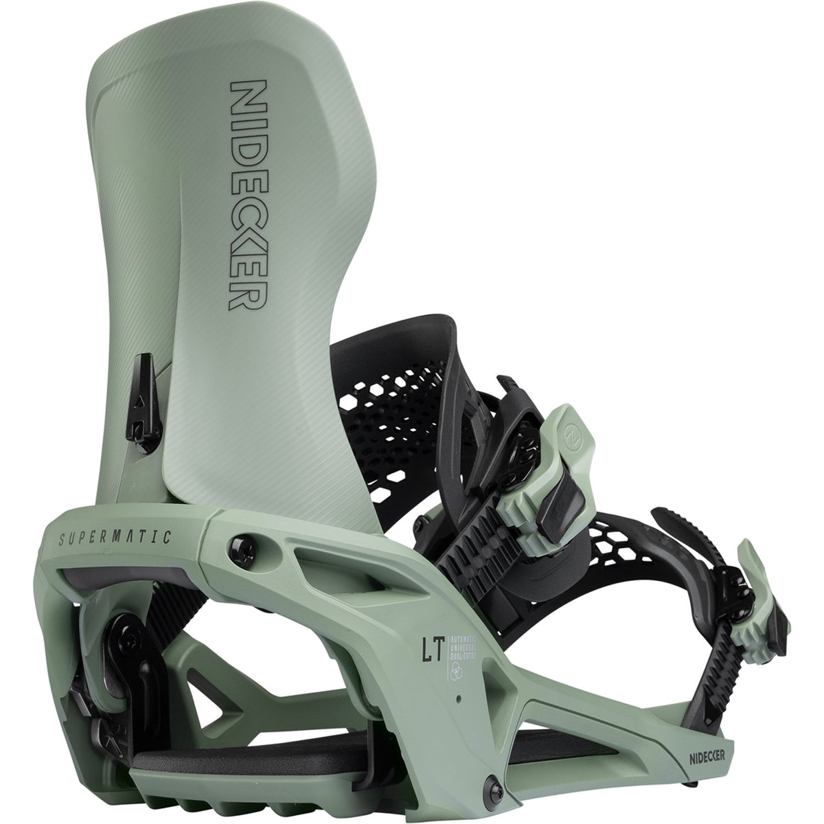 Nidecker LT Supermatic Snowboard Bindings 2026 Olive