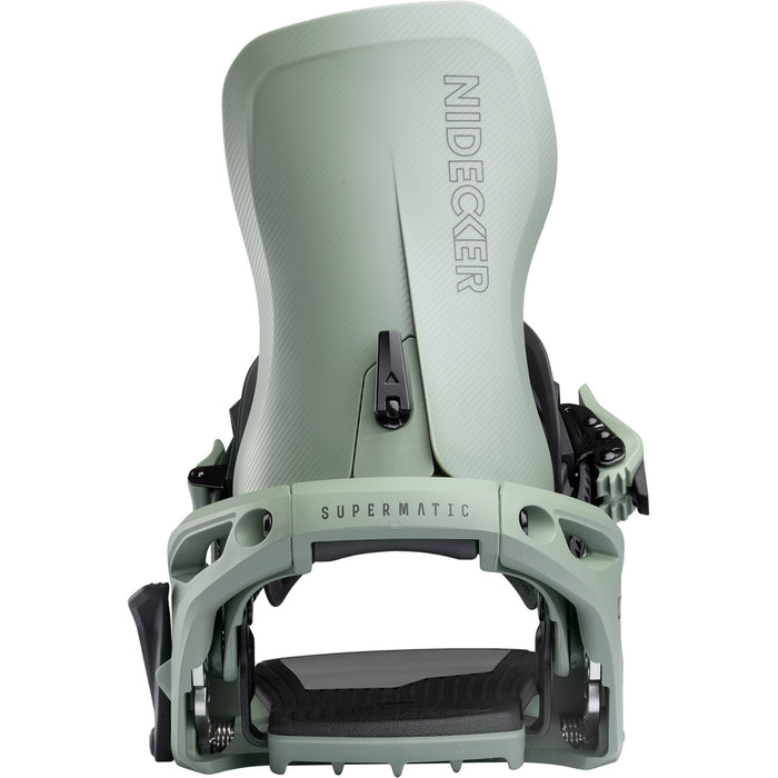 Nidecker LT Supermatic Snowboard Bindings 2026 Olive