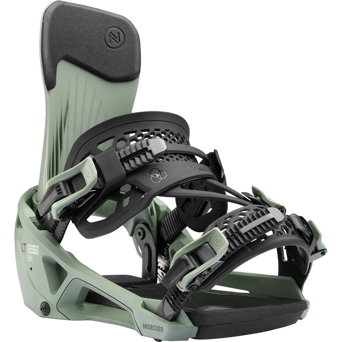 Nidecker LT Supermatic Snowboard Bindings 2026 Olive