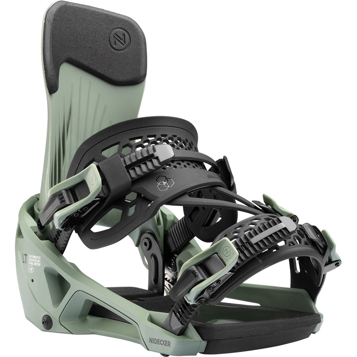 Nidecker LT Supermatic Snowboard Bindings 2026 Olive