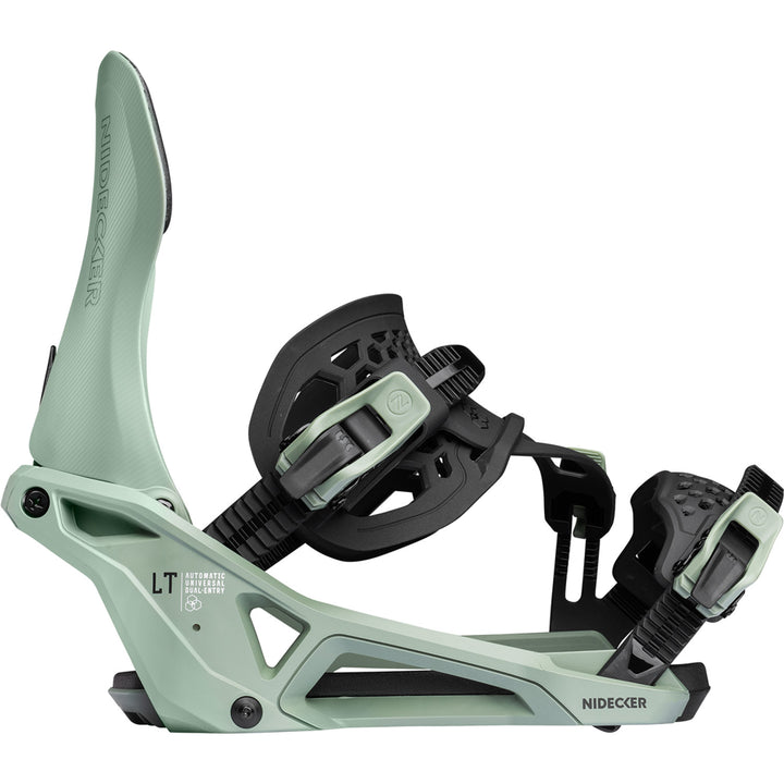 Nidecker LT Supermatic Snowboard Bindings 2026 Olive