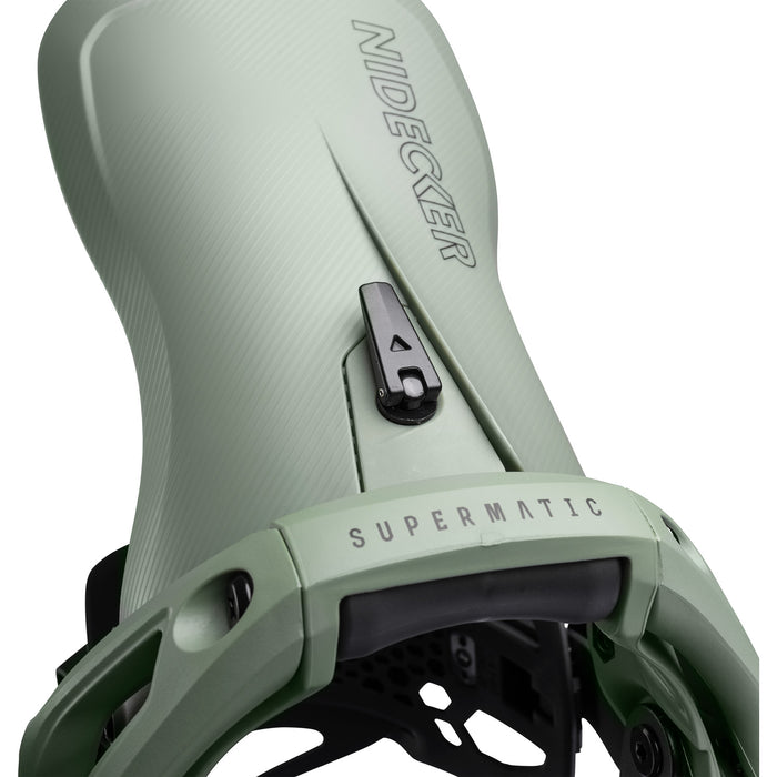 Nidecker LT Supermatic Snowboard Bindings 2026 Olive