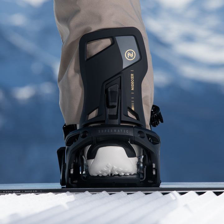 Nidecker OG Supermatic Snowboard Bindings Black