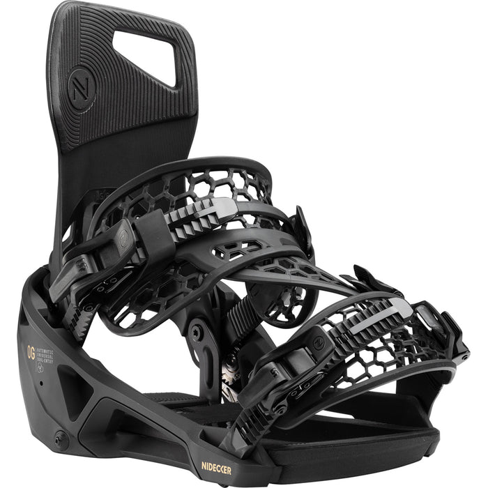 Nidecker OG Supermatic Snowboard Bindings Black