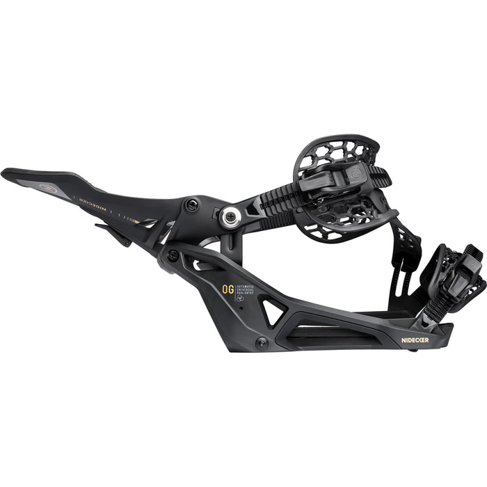 Nidecker OG Supermatic Snowboard Bindings Black