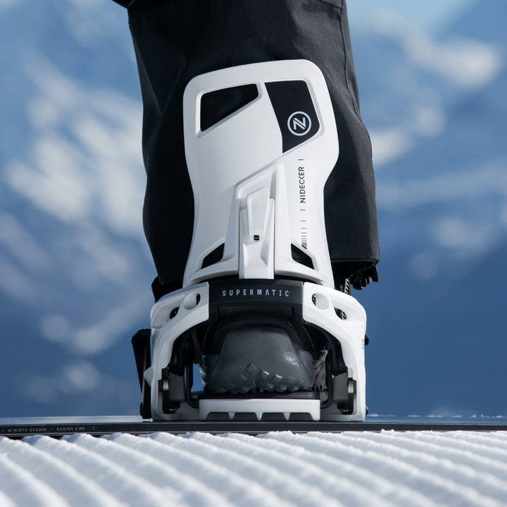 Nidecker OG Supermatic Snowboard Bindings White