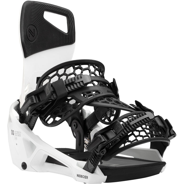 Nidecker OG Supermatic Snowboard Bindings White