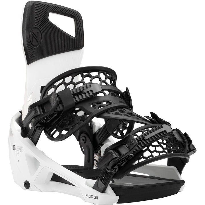 Nidecker OG Supermatic Snowboard Bindings White