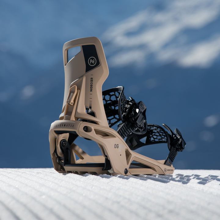 Nidecker OG Supermatic Snowboard Bindings Desert
