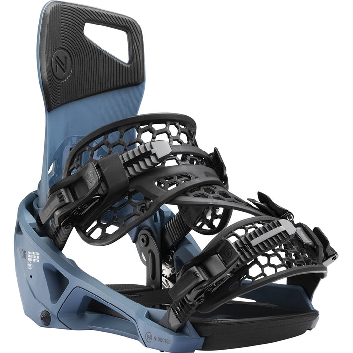 Nidecker OG Supermatic Snowboard Bindings Atlantic