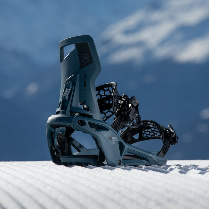 Nidecker OG Supermatic Snowboard Bindings Atlantic