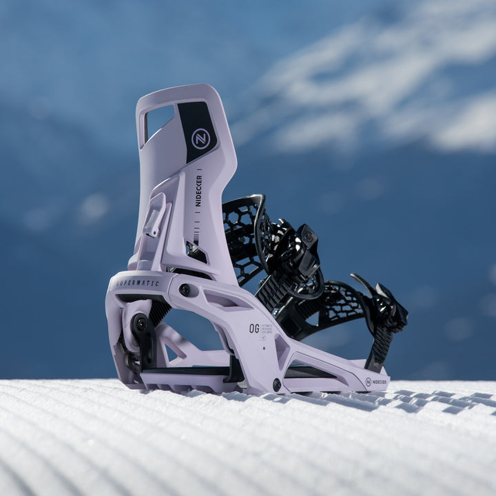 Nidecker OG Supermatic Snowboard Bindings Heather