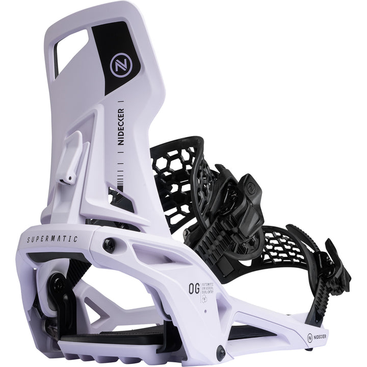 Nidecker OG Supermatic Snowboard Bindings Heather