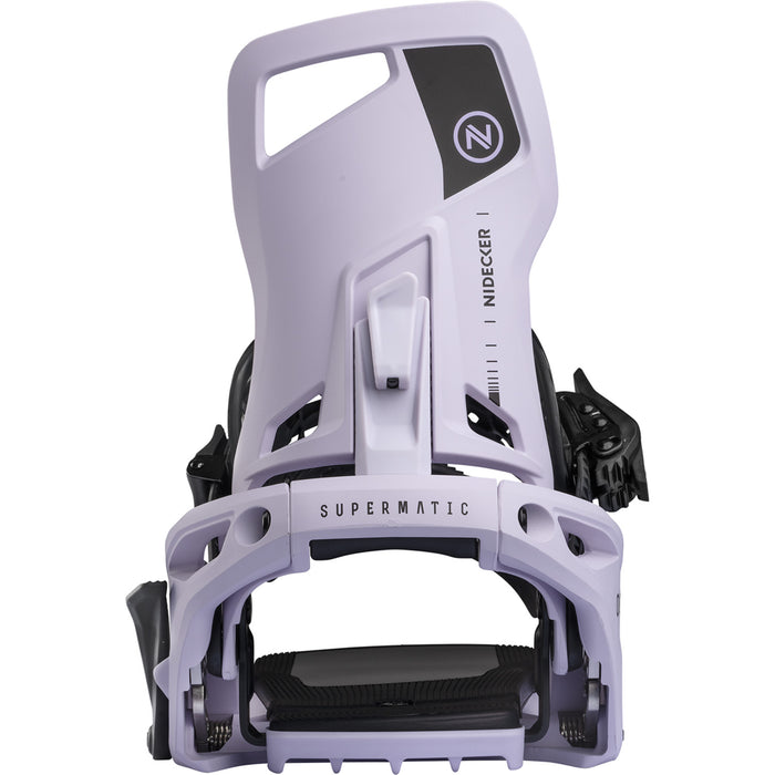 Nidecker OG Supermatic Snowboard Bindings Heather