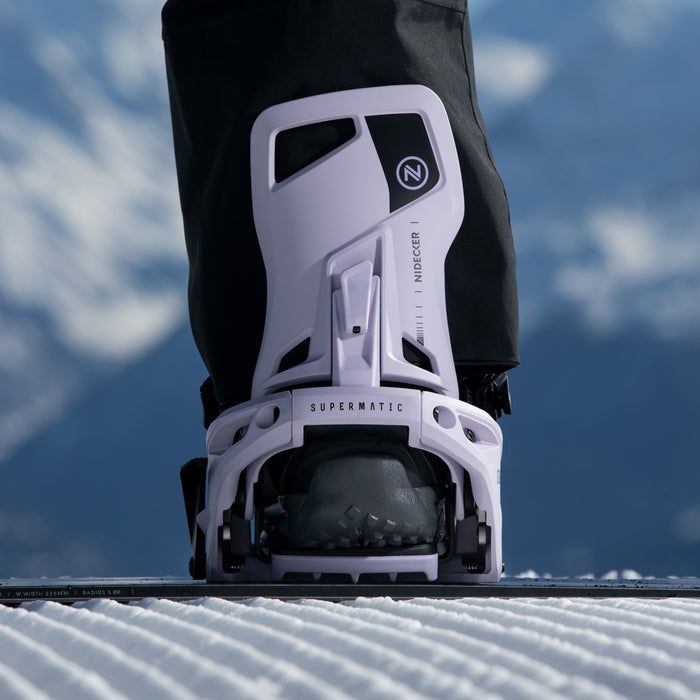 Nidecker OG Supermatic Snowboard Bindings Heather