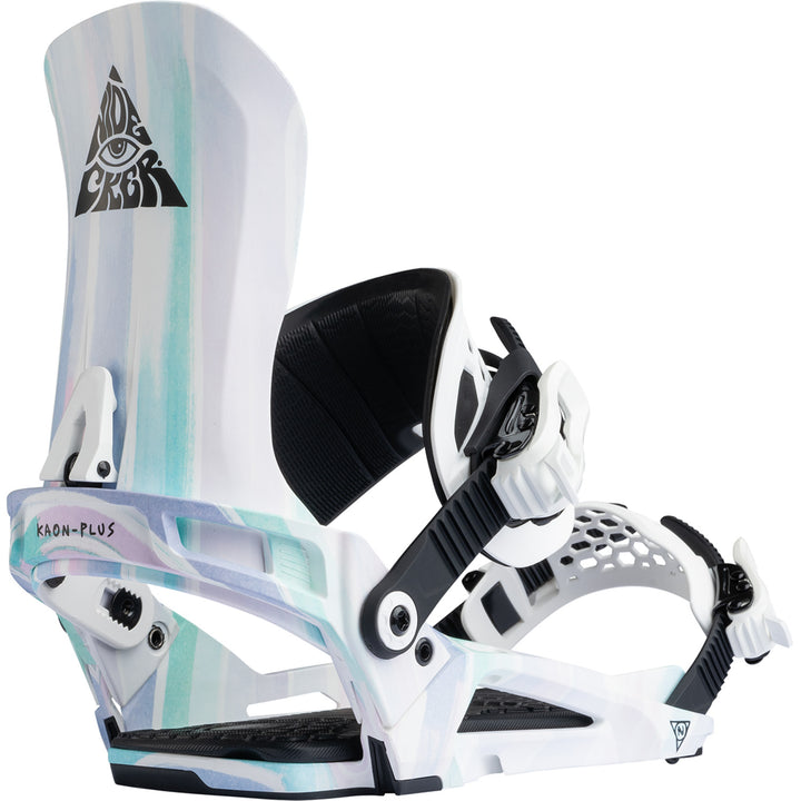 Nidecker Kaon-Plus Snowboard Bindings Bio White