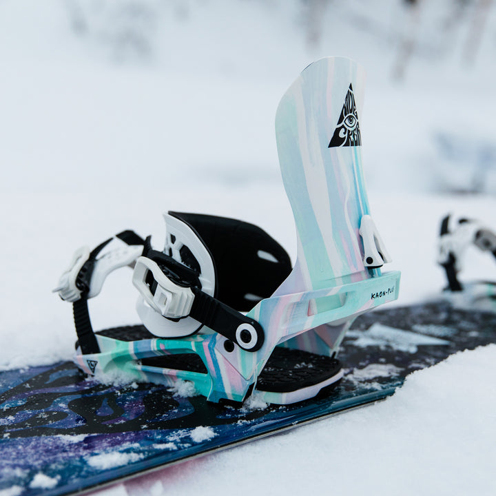 Nidecker Kaon-Plus Snowboard Bindings Bio White