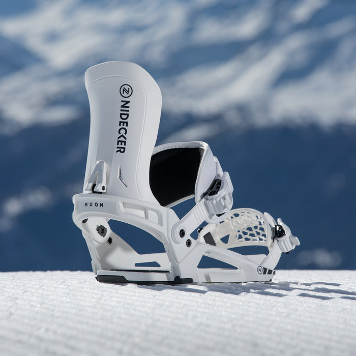 Nidecker Muon Snowboard Bindings 2026 White