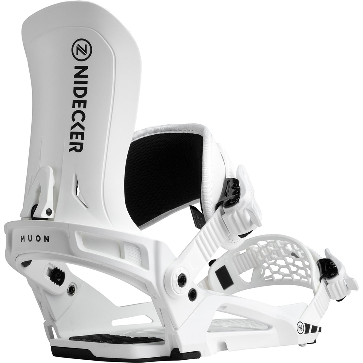 Nidecker Muon Snowboard Bindings 2026 White