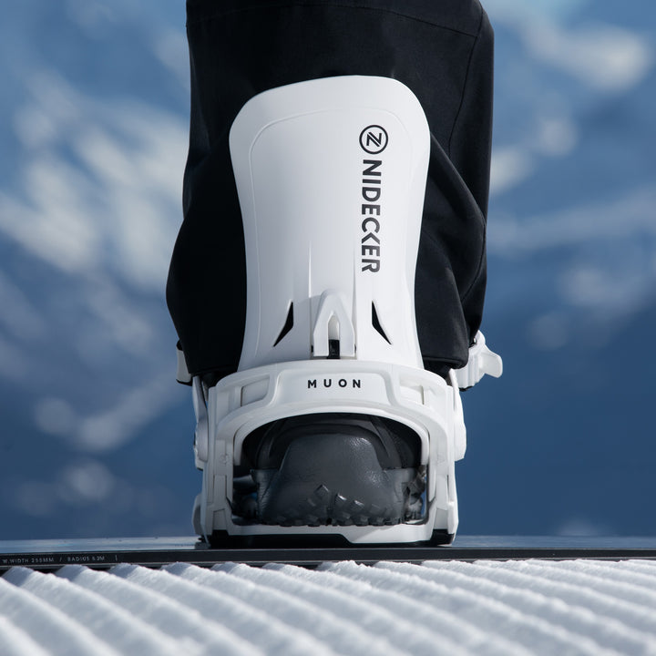 Nidecker Muon Snowboard Bindings 2026 White