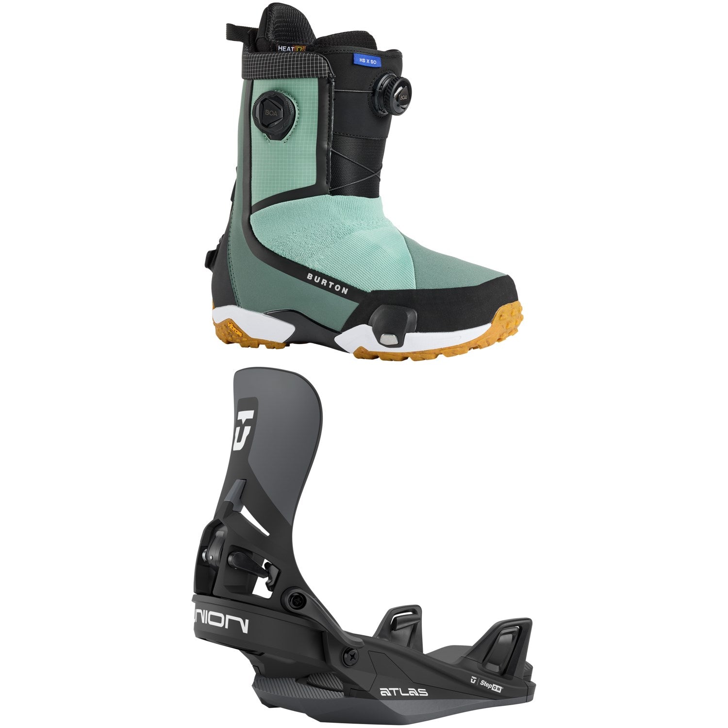 Burton Highshot X Step On Snowboard Boots + Union Atlas Step On