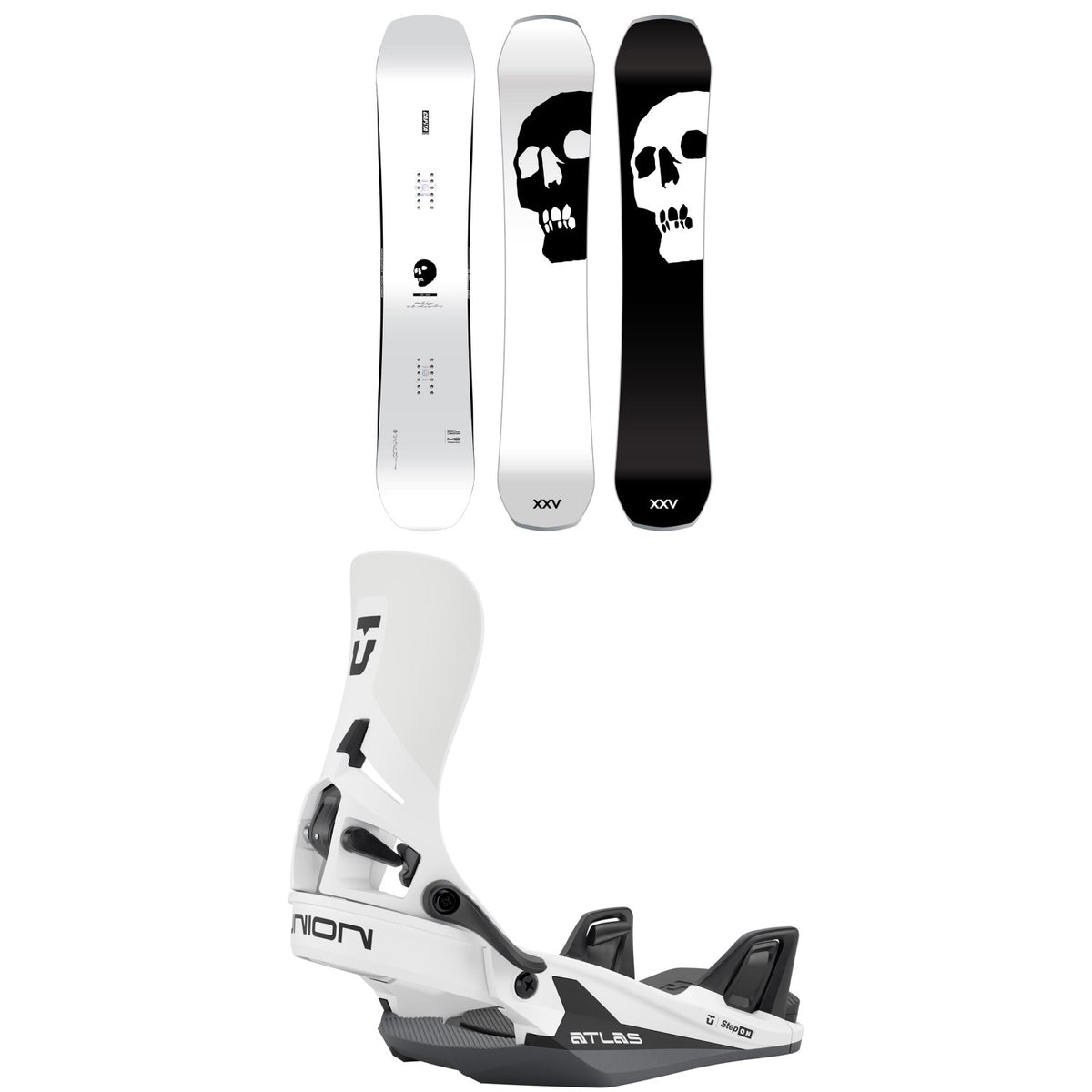 CAPiTA The Black Snowboard of Death Snowboard + Union Atlas Step On Snowboard Bindings 2026