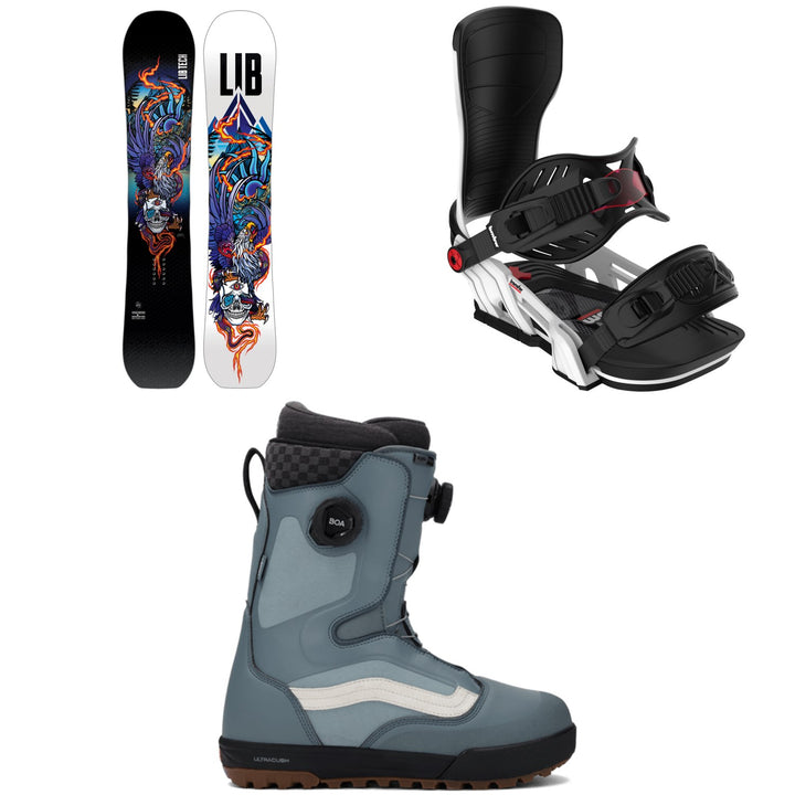 Lib Tech Terrain Wrecker C2X Snowboard + Bent Metal Transfer Snowboard Bindings + Vans Aura Pro Snowboard Boots 2026