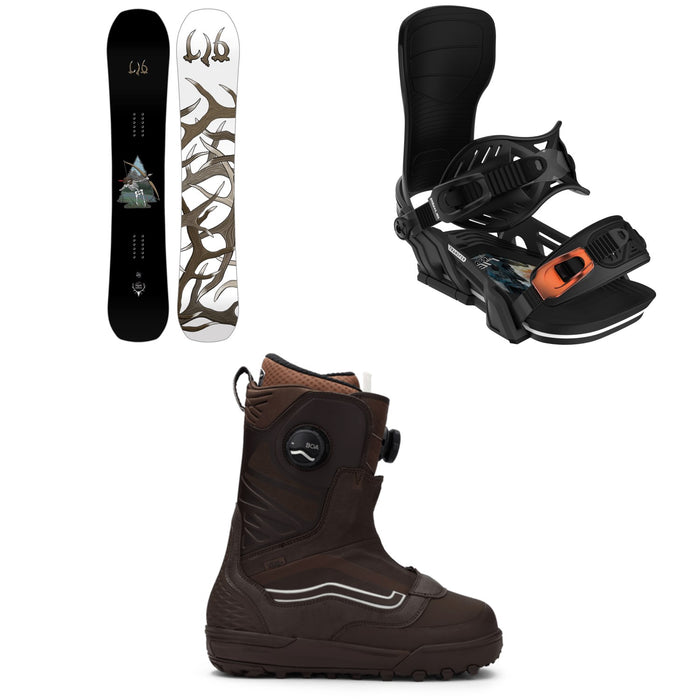 Lib Tech EJack Knife C3 Snowboard + Bent Metal Transfer Snowboard Bindings + Vans Verse Snowboard Boots 2026