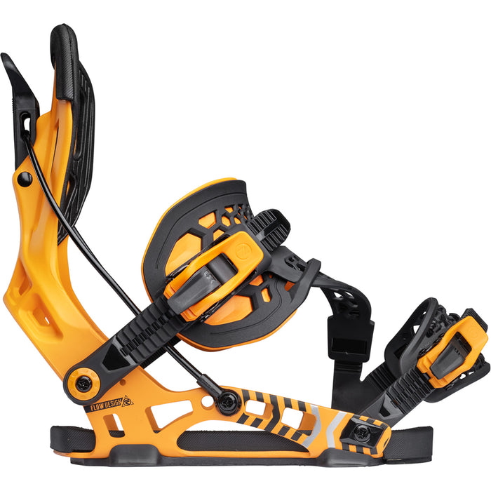 Flow NX2 Hybrid Snowboard Bindings Mango